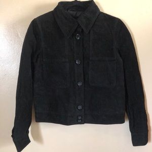 ZARA Suede Crop Jacket